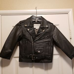 Little Boys Leather Jacket